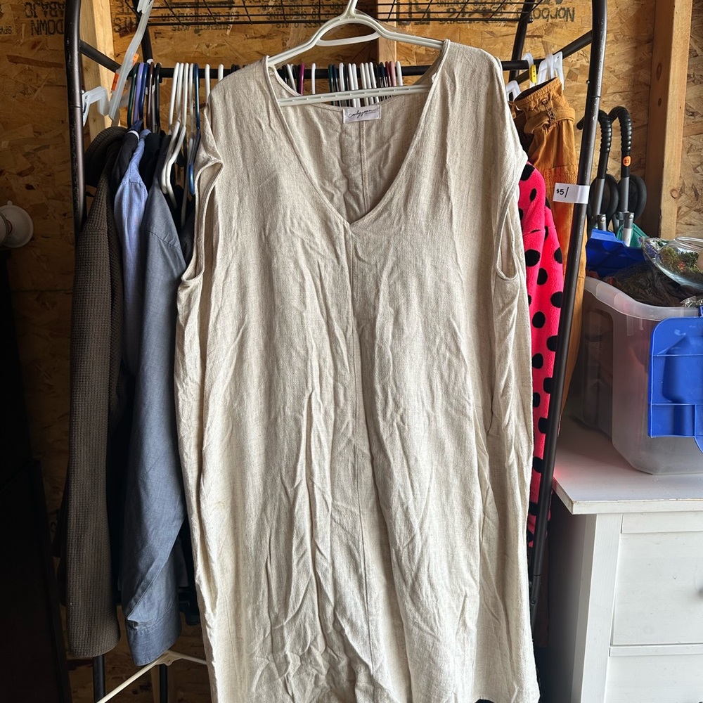 Carly Jean Los Angeles Cream Dress
